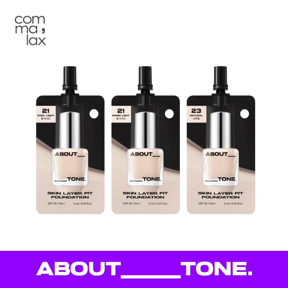 ABOUT_TONE Skin Layer Fit Foundation Spouter Pouch 3ml