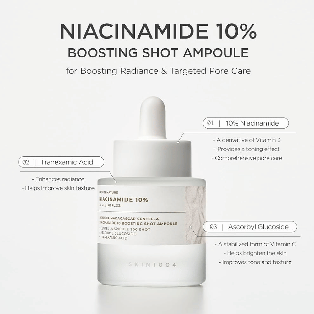 SKIN1004 Madagascar Centella Niacinamide 10 Boosting Shot Ampoule Sachet 1.5ml