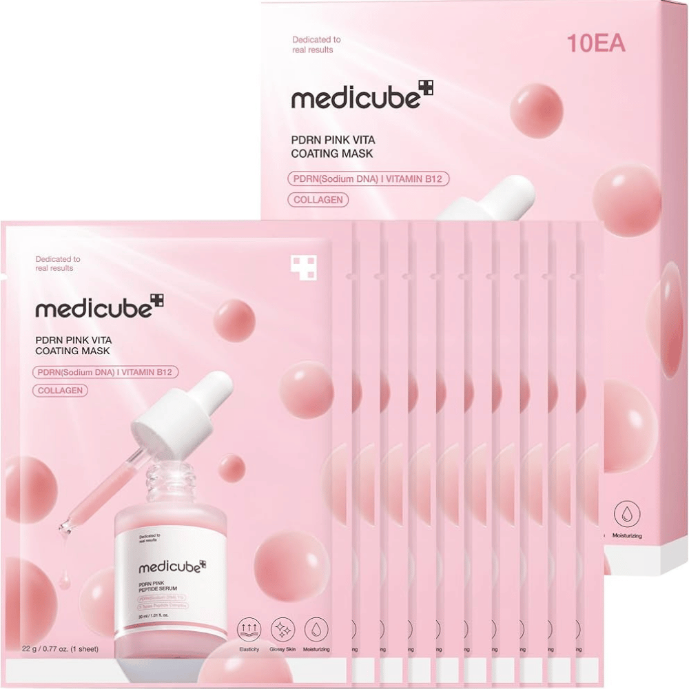 MEDICUBE PDRN Pink Vita Coating Mask 1ea