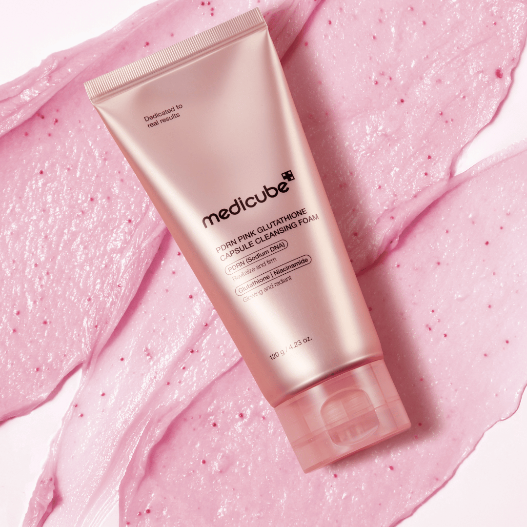 MEDICUBE PDRN Pink Glutathione Capsule Cleansing Foam 120g