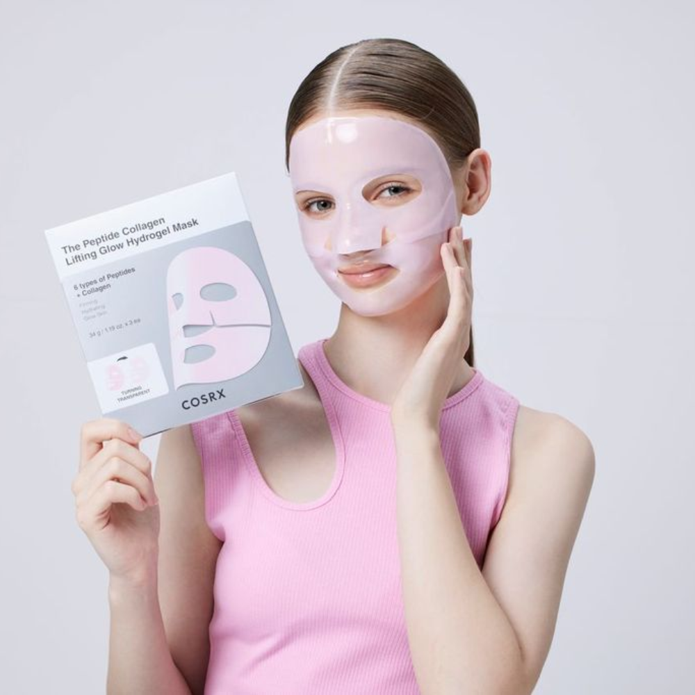 COSRX Peptide Collagen Glow Hydrogel Mask 34g 1ea