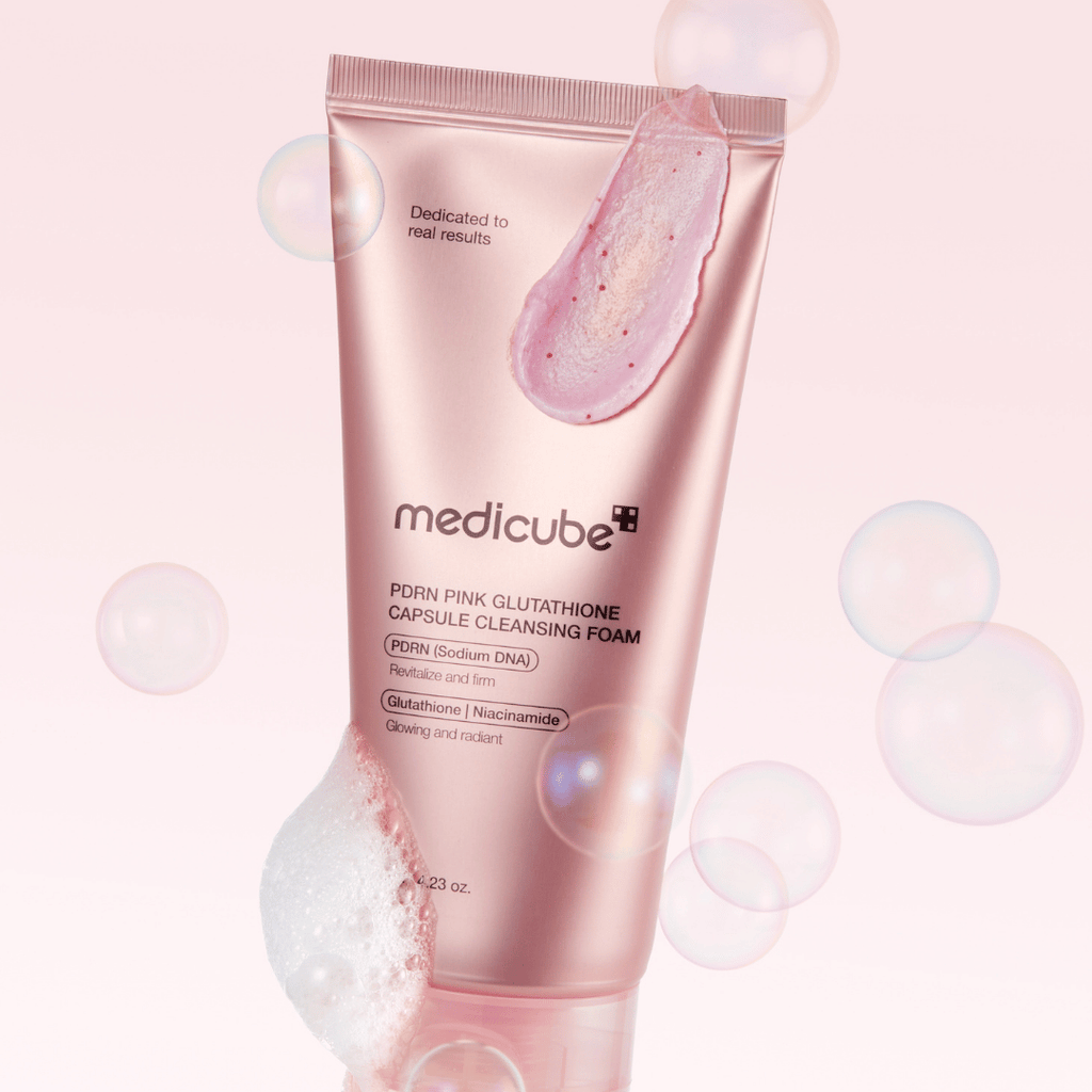 MEDICUBE PDRN Pink Glutathione Capsule Cleansing Foam 120g