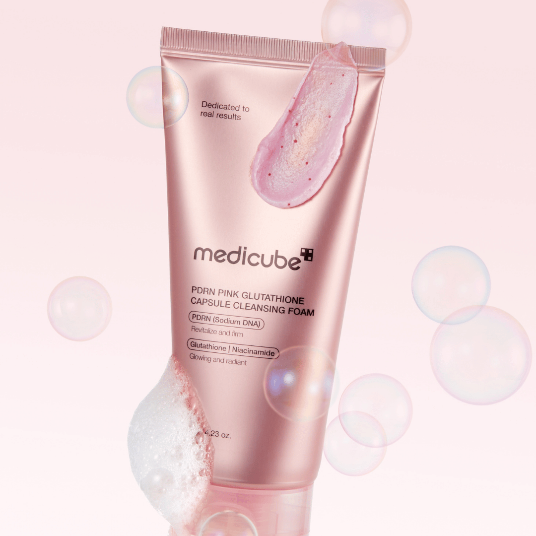 MEDICUBE PDRN Pink Glutathione Capsule Cleansing Foam 120g