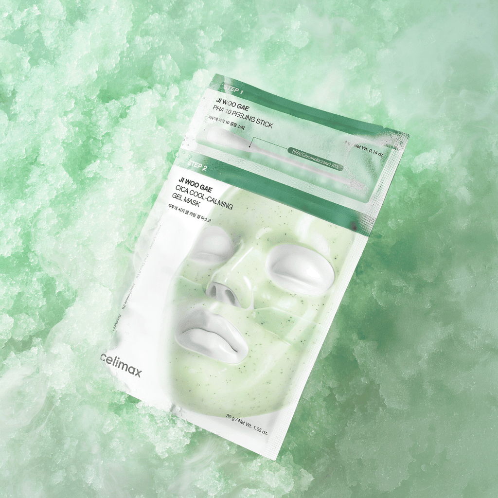 CELIMAX Ji Woo Gae Cica PHA Peel 2-Step Gel Mask 1EA