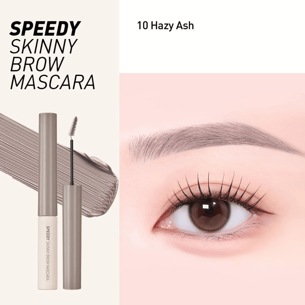 PERIPERA Speedy Skinny Brow Mascara 10 Hazy Ash 3g