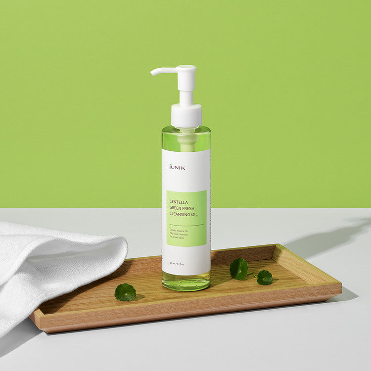 IUNIK Centella Green Fresh Cleansing Oil 200ml and 25ml