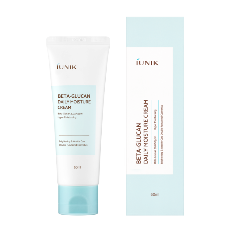 IUNIK Beta Glucan Daily Moisture Cream 60ml and 15ml