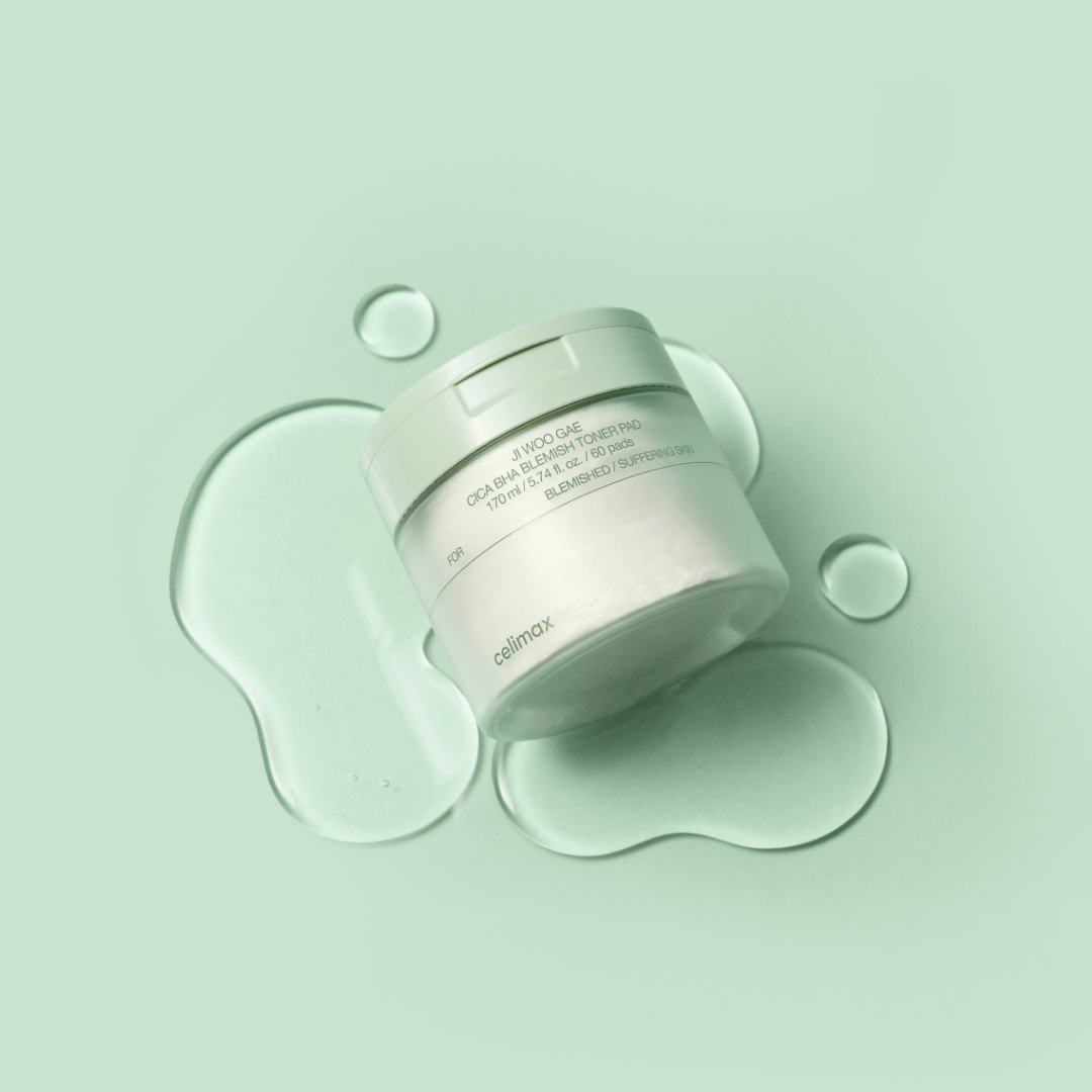 CELIMAX Ji Woo Gae Cica BHA Blemish Toner Pad 60Pads