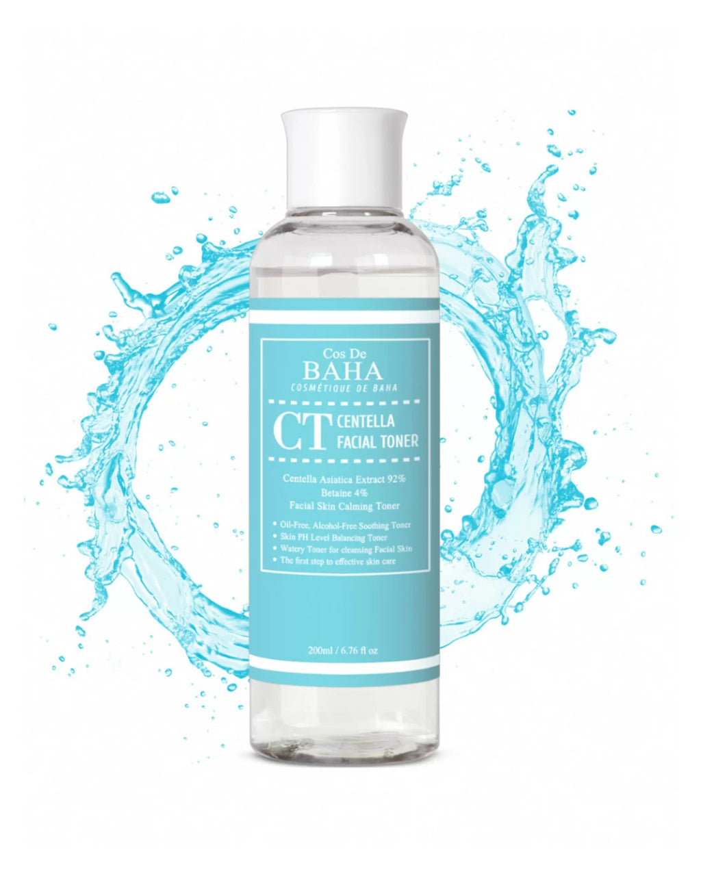 COS DE BAHA Centella Facial Toner 200ml (CT)