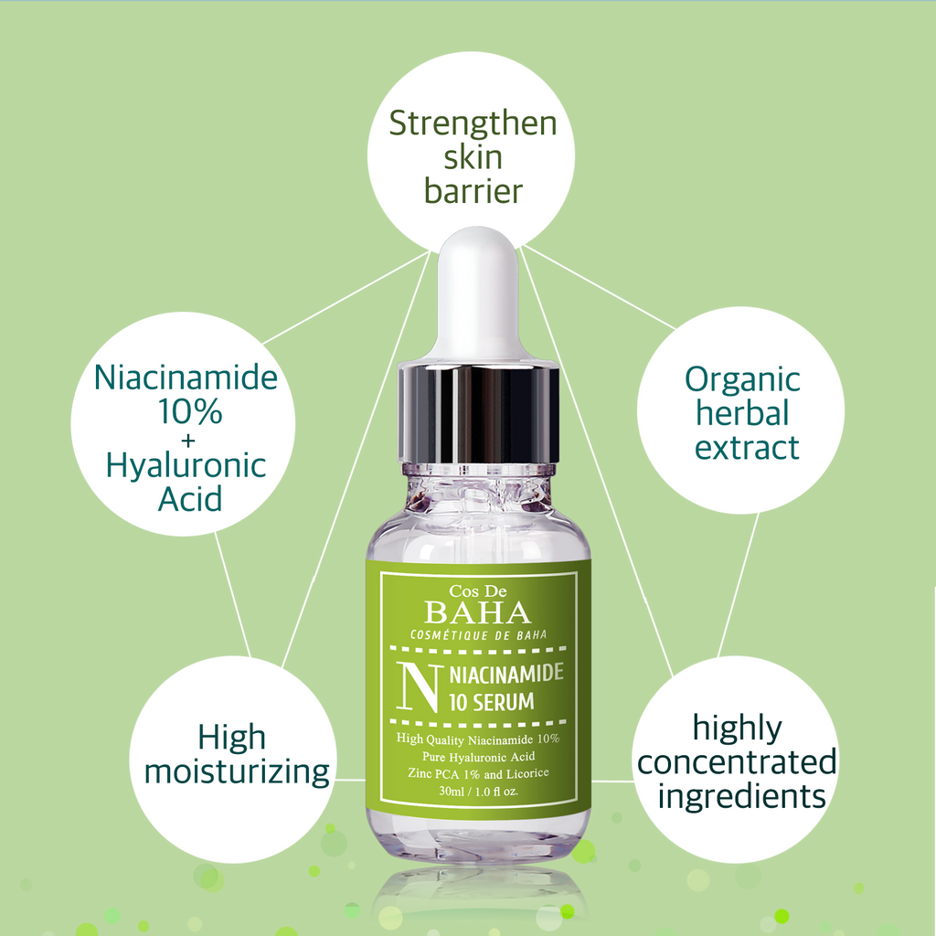 COS DE BAHA Niacinamide 10 Serum 30ml (N)