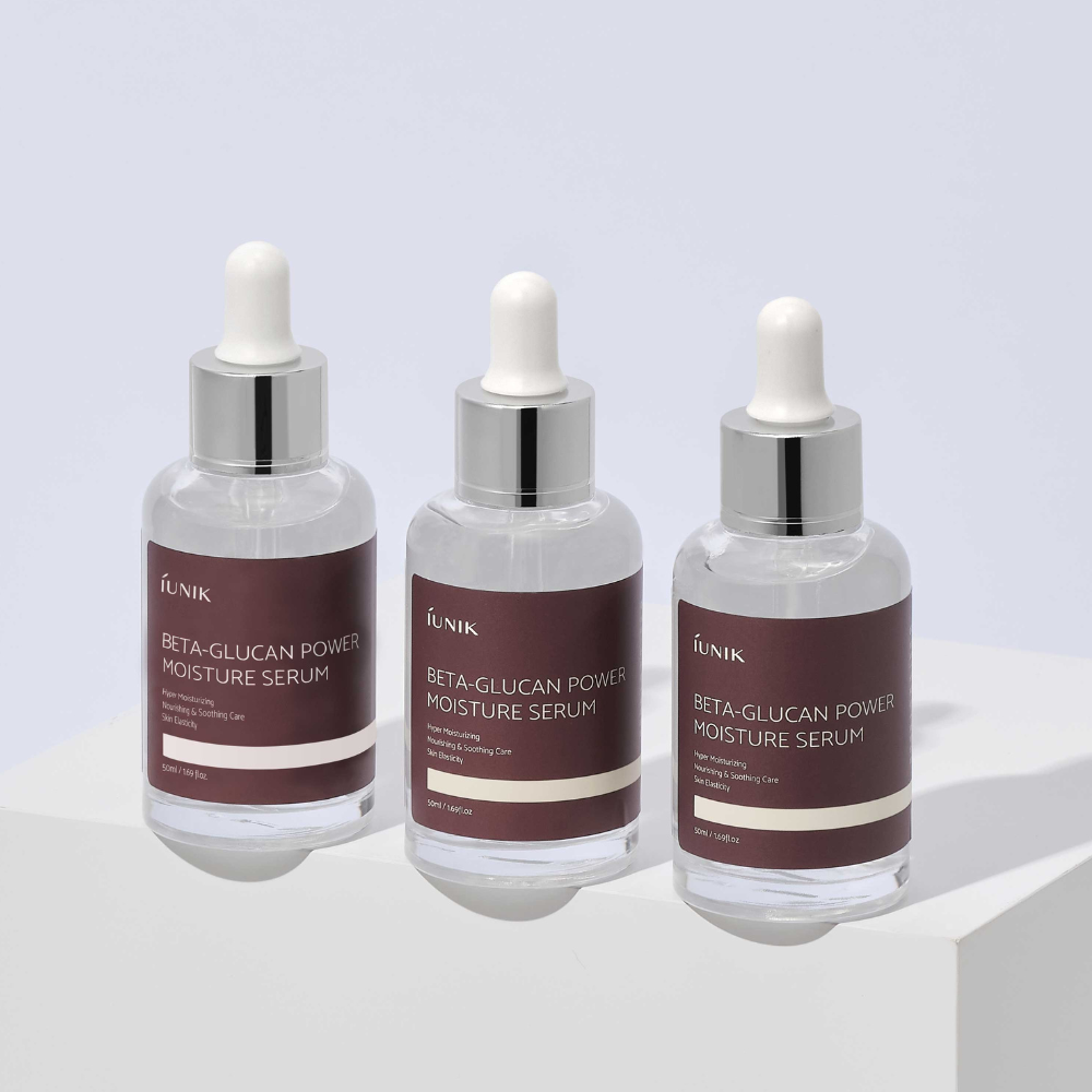 IUNIK Beta Glucan Power Moisture Serum 50ml and 15ml