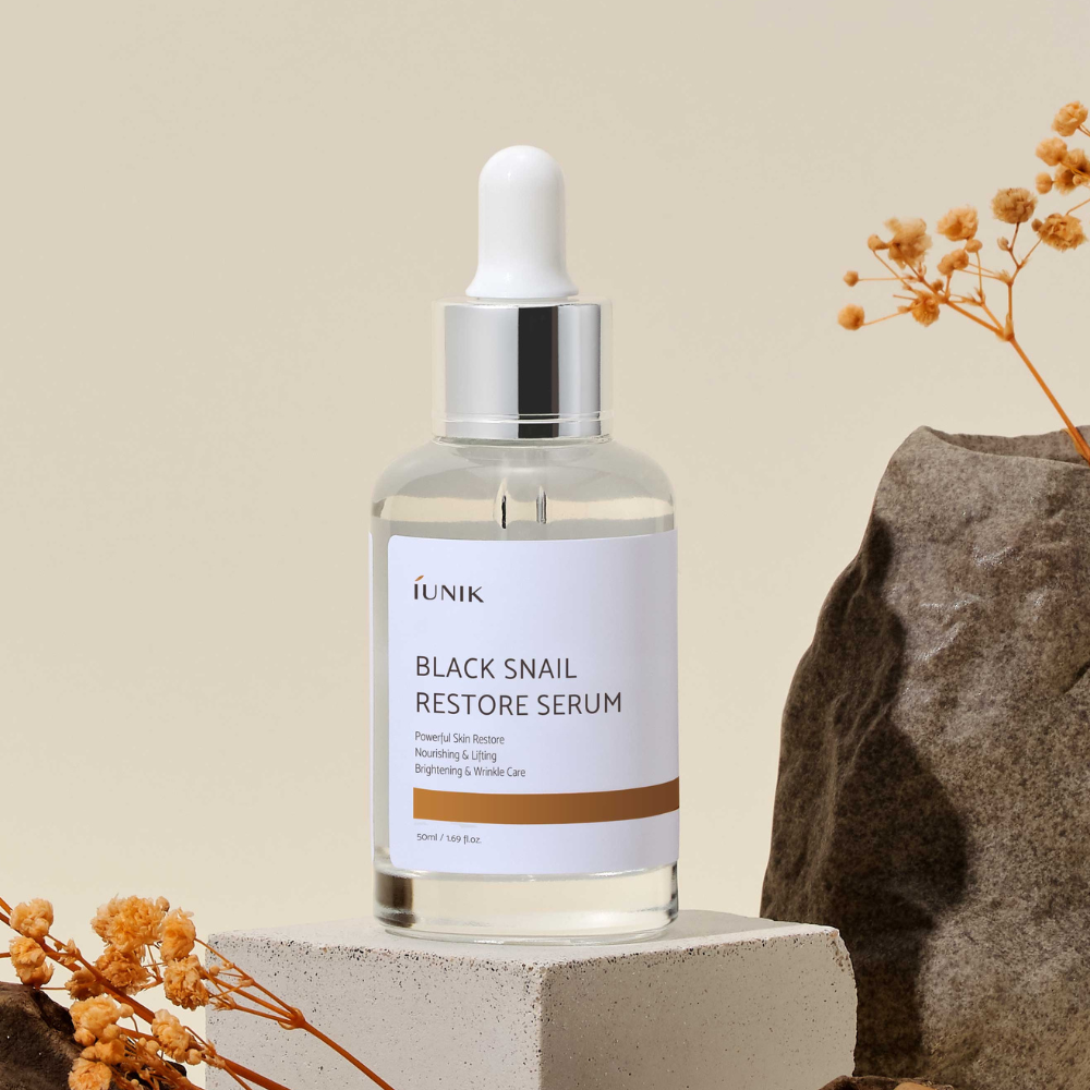 IUNIK Black Snail Restore Serum 50ml and 15ml