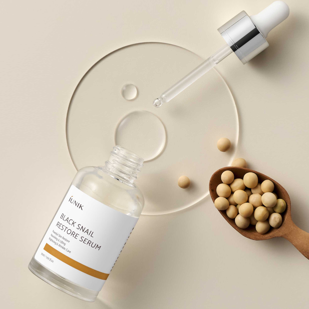 IUNIK Black Snail Restore Serum 50ml and 15ml