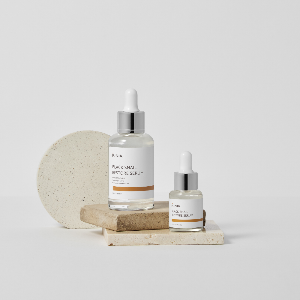 IUNIK Black Snail Restore Serum 50ml and 15ml