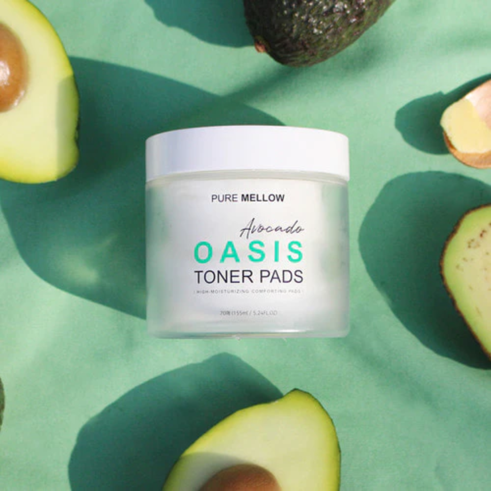PURE MELLOW Oasis Avocado Toner Pad 155g (70ea)