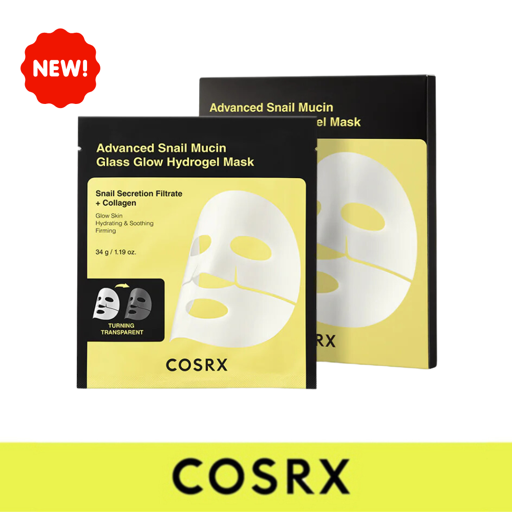 COSRX Advanced Snail Mucin Glass Glow Hydrogel Mask_3ea