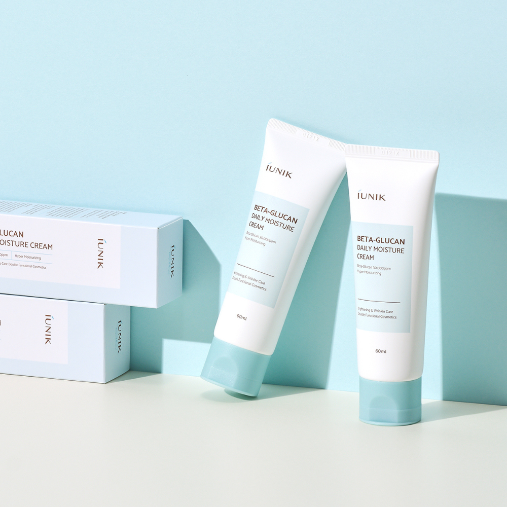 IUNIK Beta Glucan Daily Moisture Cream 60ml and 15ml