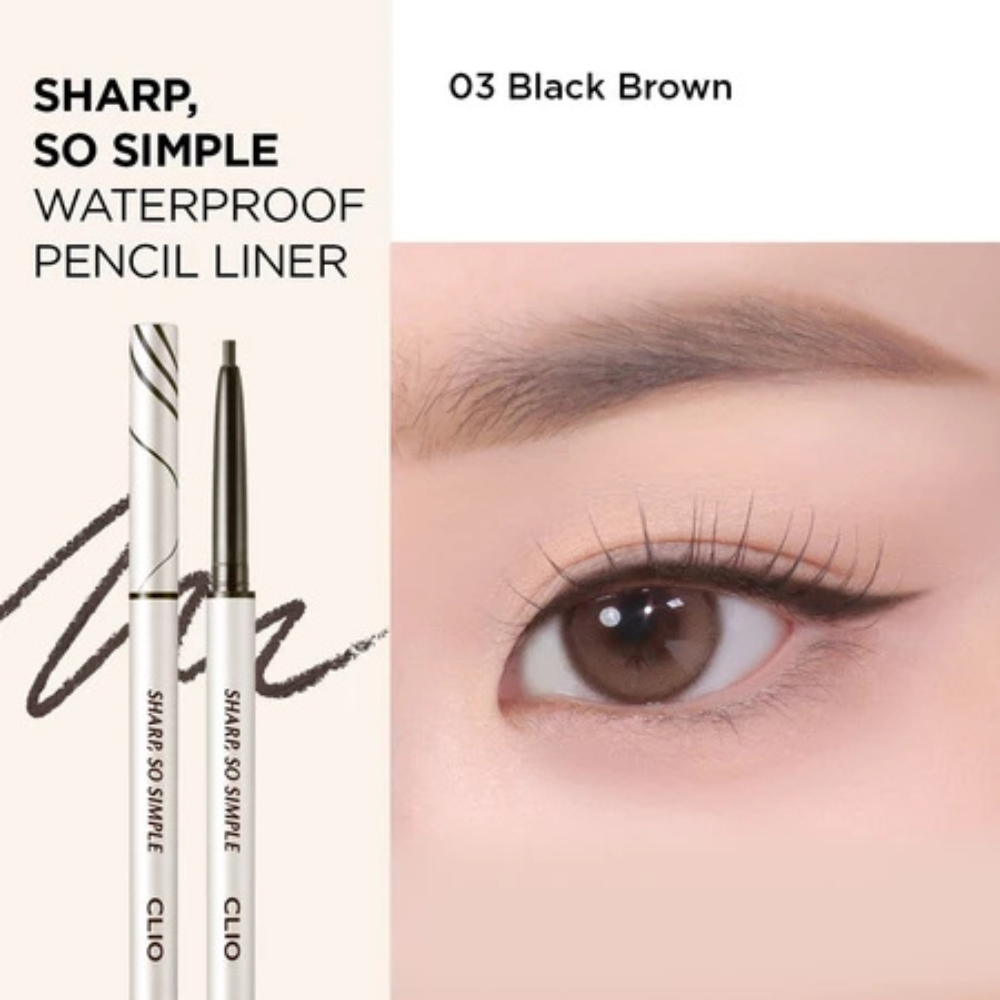 CLIO Sharp So Simple Waterproof Pencil Liner 0.14g