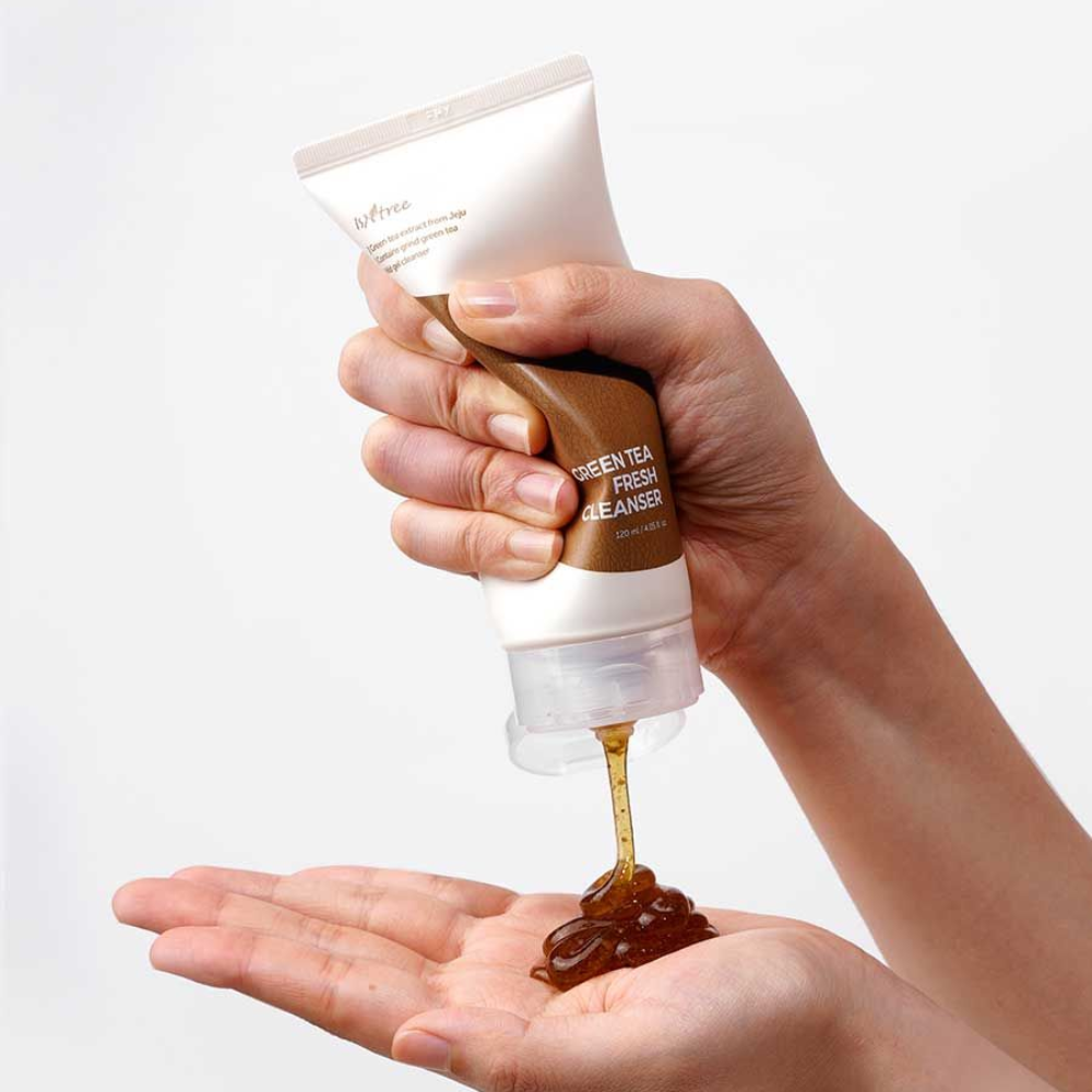 ISNTREE Green Tea Fresh Cleanser 120ml and 20ml