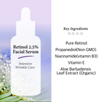 COS DE BAHA Retinol 2.5 Serum 60ml (RS60)
