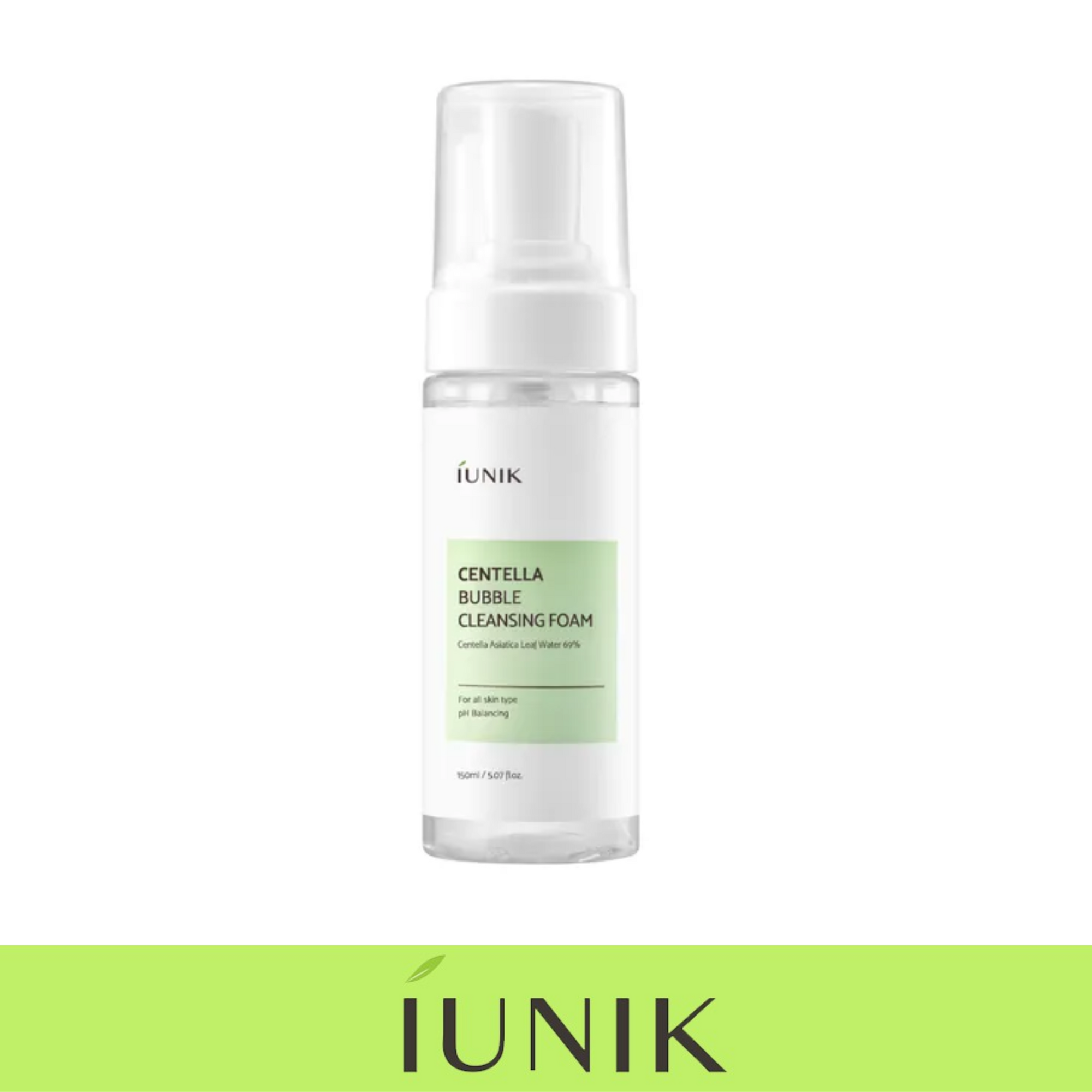 IUNIK Centella Bubble Cleansing Foam 150mL