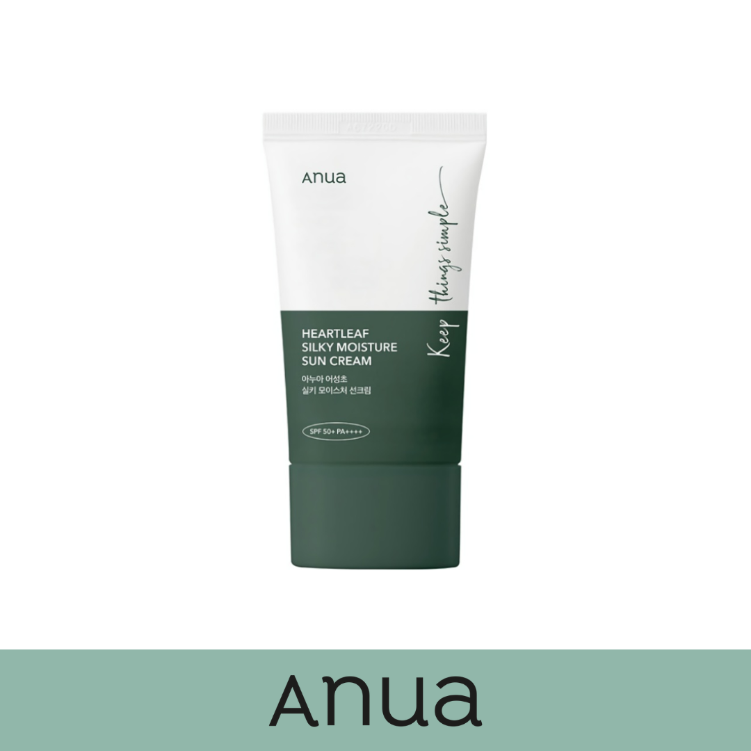 ANUA Heartleaf Silky Moisture Suncream SPF50+ PA++++ 50ml