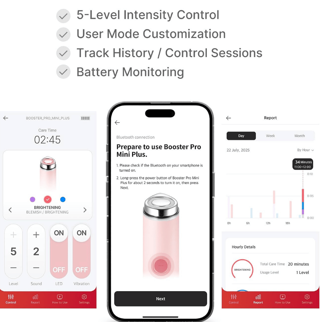 MEDICUBE AGE-R Booster Pro Mini PLUS Pink
