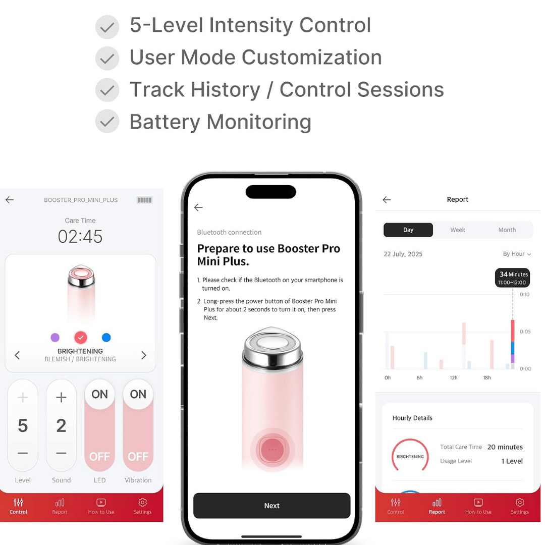 MEDICUBE AGE-R Booster Pro Mini PLUS Pink
