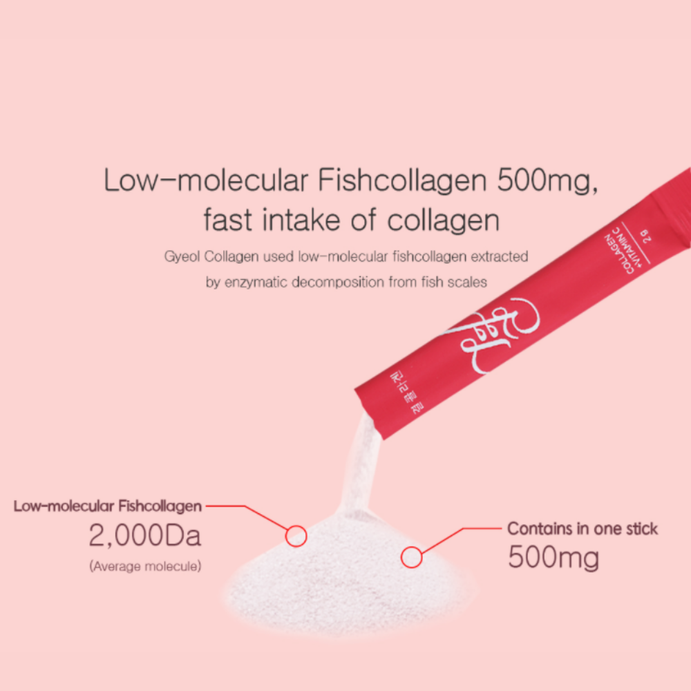 LEMONA Fish Gyeol Collagen 2g*60ea Vitamin C Powder Stick