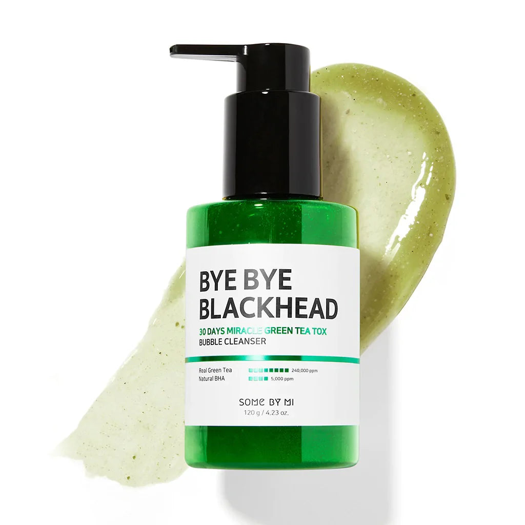 SOME BY MI Bye Bye Blackhead 30 Days Green Tea Tox Bubble Cleanser 120g