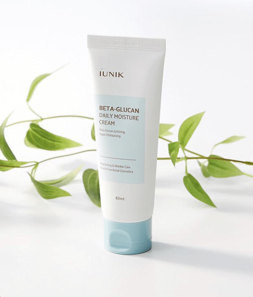 IUNIK Beta Glucan Daily Moisture Cream 60ml and 15ml