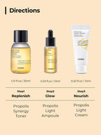 COSRX Full Fit Honey Glow Kit [Toner / Ampoule / Cream]