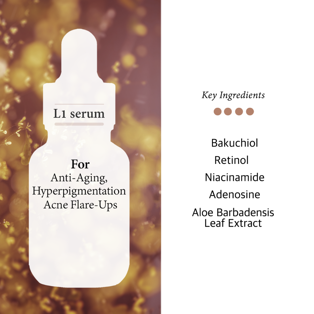 COS DE BAHA L1 Bakuchiol & Retinol Serum (L1) 30ml