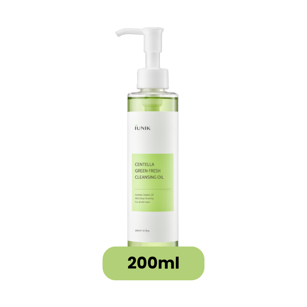 IUNIK Centella Green Fresh Cleansing Oil 200ml and 25ml