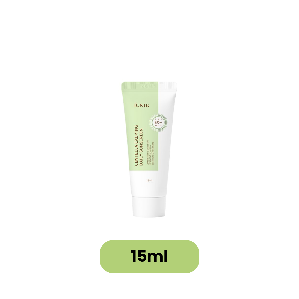 IUNIK Centella Calming Daily Sunscreen 60ml and 15ml
