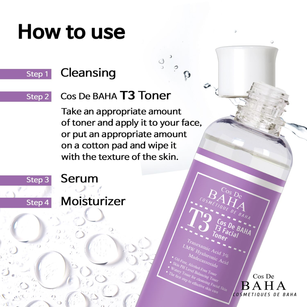 COS DE BAHA T3 Facial Toner (T3) 200ml