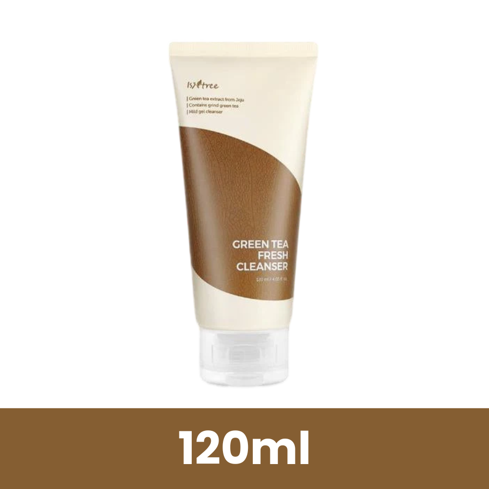 ISNTREE Green Tea Fresh Cleanser 120ml and 20ml