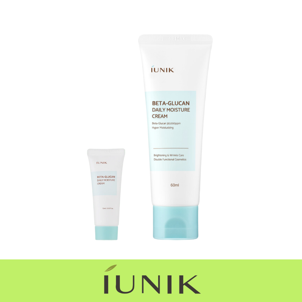 IUNIK Beta Glucan Daily Moisture Cream 60mL / 15ml