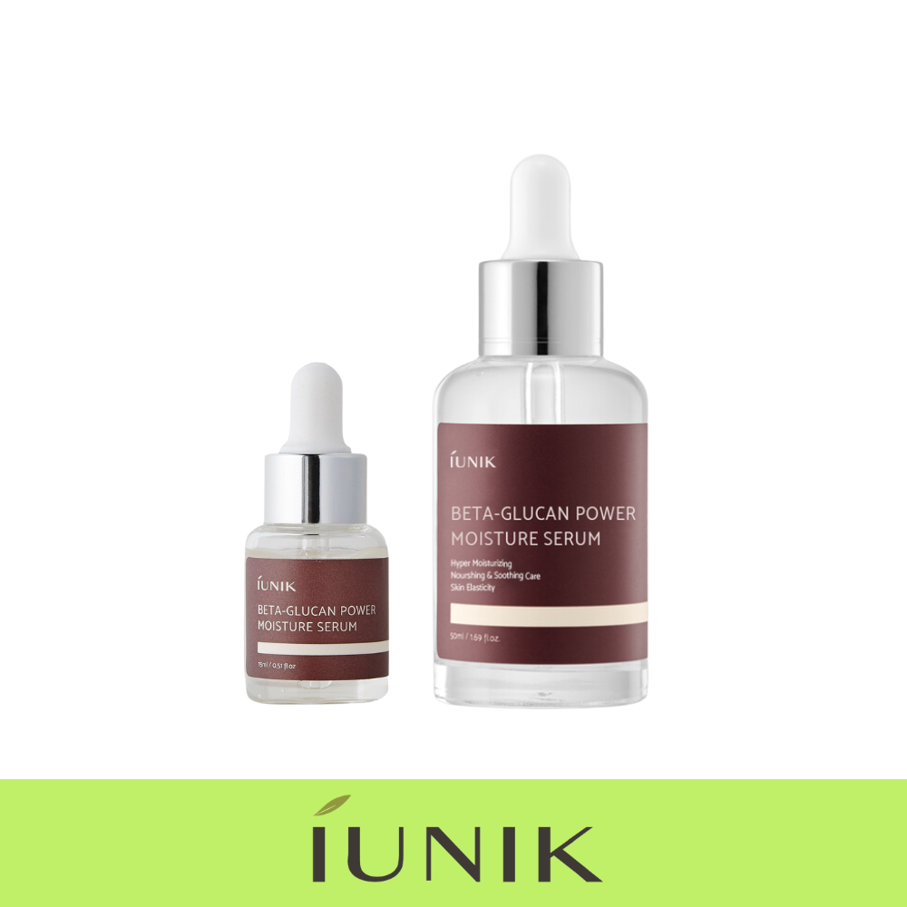IUNIK Beta Glucan Power Moisture Serum 50ml and 15ml